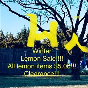 $5.00 Sale! All items with a lemon included in the sale! 🍋💕